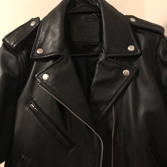 Levi’s Leather Moto Jacket - Picture 2 of 7